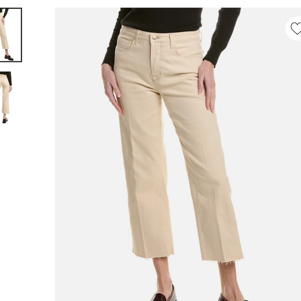 L'agence Wanda Jean size 28 Oat/Mothergoose Wide leg High Rise - updated